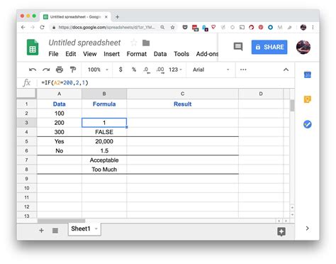 How To Use Google Sheets If Functions