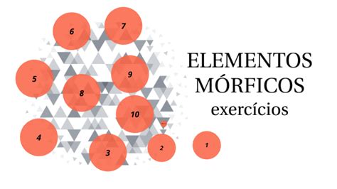 Elemento Morfico - Exercícios de Elementos Mórficos by isabela azevedo on Prezi
