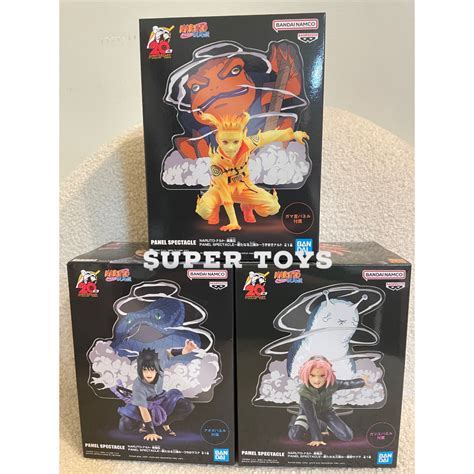 Uper Toys》全新 日版 景品 火影忍者疾風傳 新的三足鼎立 鳴人 佐助 小櫻 春野櫻 公仔 壓克力立牌 蝦皮購物