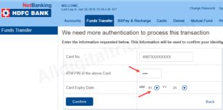 Hdfc Bank Register For Third Party Transfer Tpt Facility Online