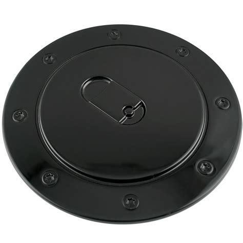 Abs Black Gas Cap Fuel Filler Door Cover Trim For Chevy Silverado Sierra 2500hd Ebay