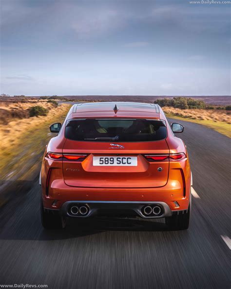 2021 Jaguar F Pace SVR Atacama Orange Stunning HD Photos Videos