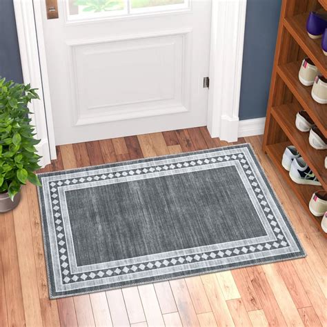 Haperlare Modern Area Rug Washable Rugs For Bedroom Non Slip Low Pile