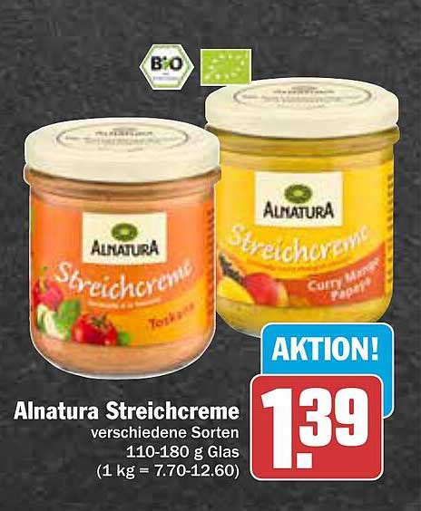 Alnatura Streichcreme Angebot Bei AEZ 1Prospekte De