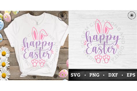 Happy Easter Svg Graphic By Sc Gem Creations · Creative Fabrica