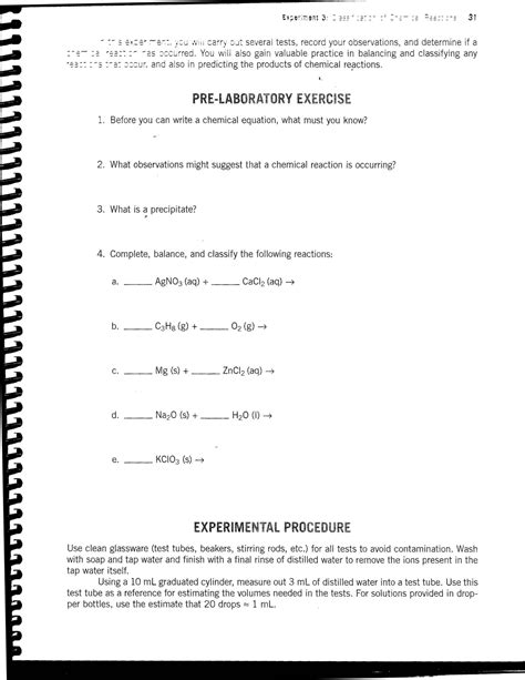 Expt 3 Procedure And Data Sheet SCC 201 LaGuardia Studocu