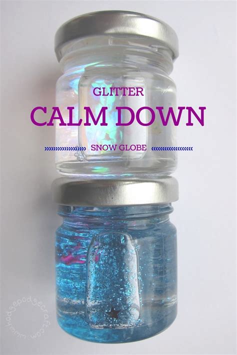 Diy Mini Glitter Calm Down Jar Tutorial Hodgepodgecraft