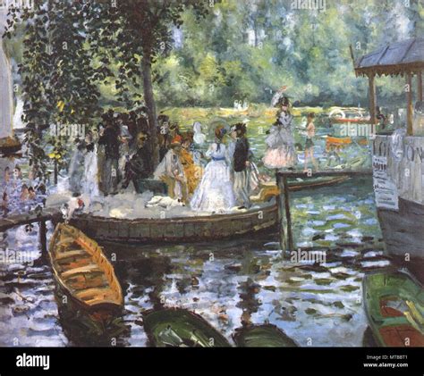 Renoir Pierre-Auguste - La Grenouillere 1869 Stock Photo - Alamy