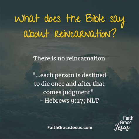 What is reincarnation? | Faith - Grace - Jesus