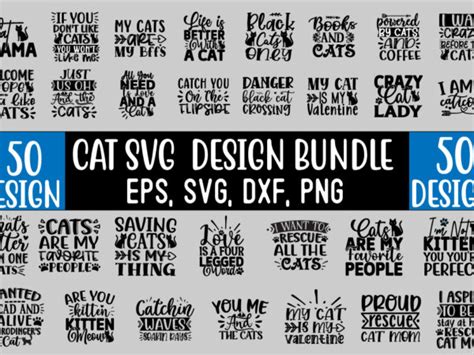 Cat Svg Quotes Design Bundle Buy T Shirt Designs