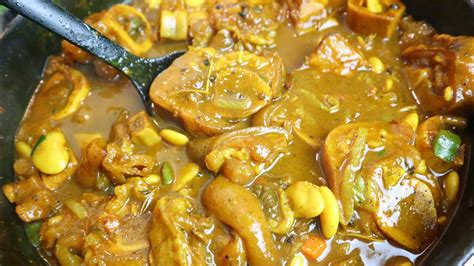 How To Make Jamaican Curry Cow Foot Step By Step Recipe Cow Foot