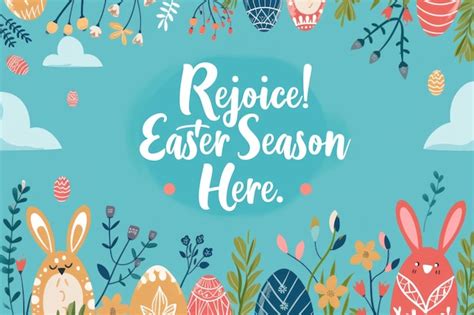 Premium Photo Easter Minimalism Copy Space Easter Background Text