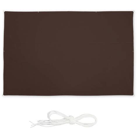 Relaxdays Voile Dombrage Rectangulaire Lxp X M Imperm Able