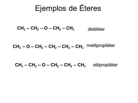 ch3-ch2-ch2-ch2-ch2-o-ch2-ch3alguien me ayuda a saber su nomenclatura ...