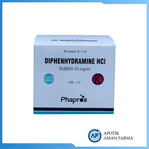 Diphenhydramine Hcl Apotek Aman Farma