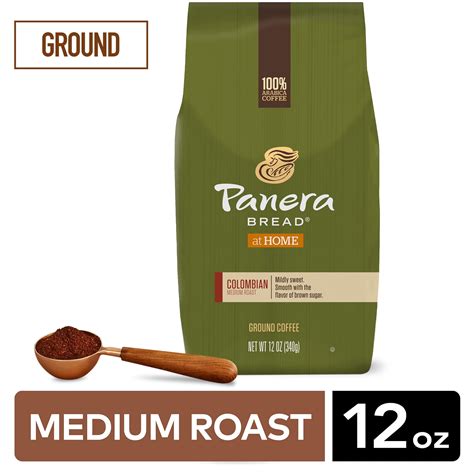 Panera Bread Colombian Medium Roast Ground Coffee Bagged 12 Oz