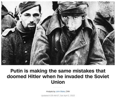 CNN Says Putin Is Making The Same Mistakes In Ukraine That Hitler Made