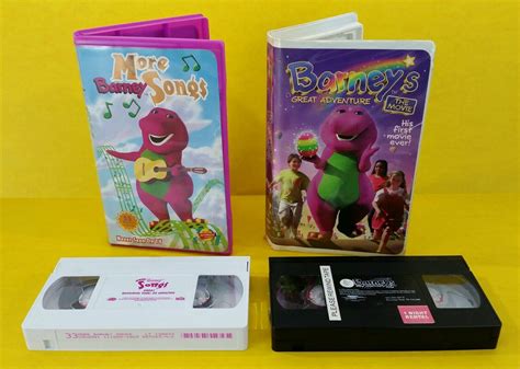 Barney VHS Tapes Barneys Great Adventure The Grelly USA