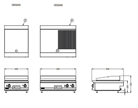 Lincat OE8205 C Opus 800 Chrome Plate Griddle Elec CaterBay