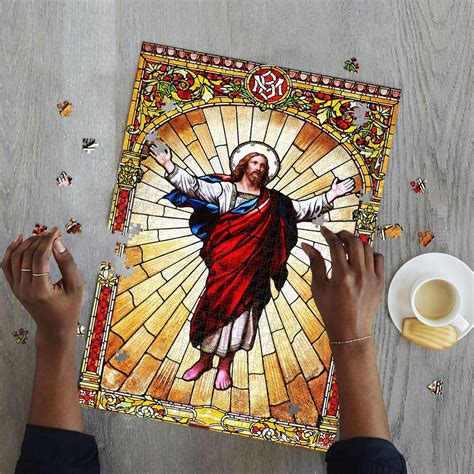 Jesus Christ Jigsaw Puzzle Qnn98f 500 1000 Pieces Puzzle Etsy