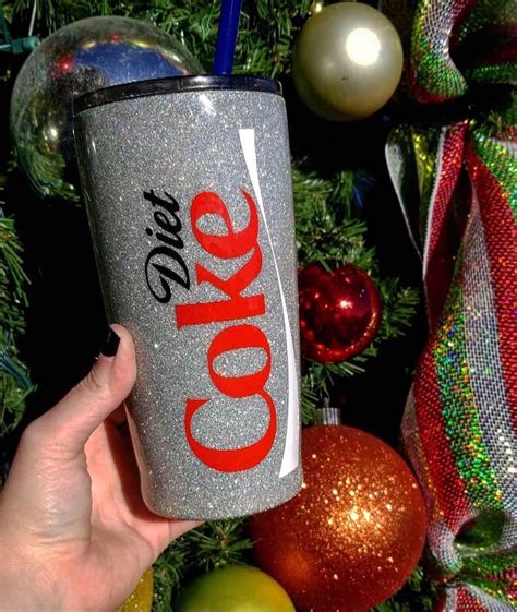 Diet Coke 20 Oz Stainless Steel Tumbler Diet Coke Diet Coke Etsy