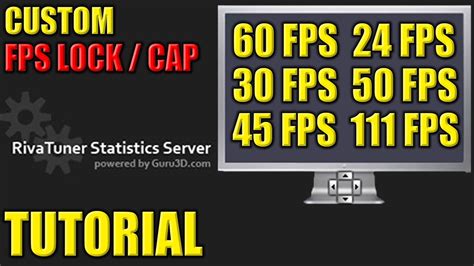 How To Lock Cap Your FPS In Games Custom FPS Lock Cap Tutorial