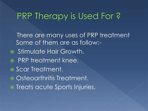 Ppt Prp Therapy In Pune Knee Powerpoint Presentation Free Download