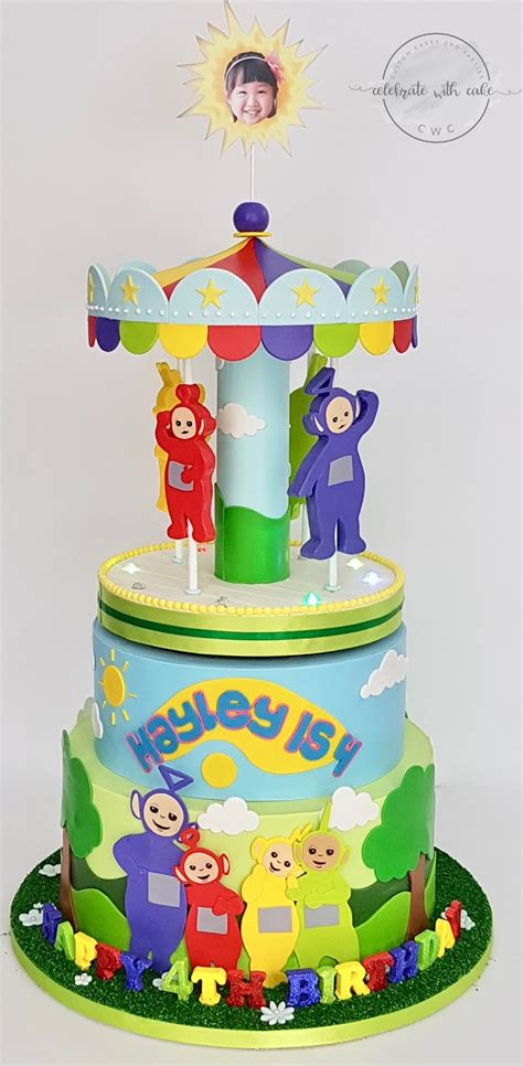 Teletubbies Rotating Carousel Cake