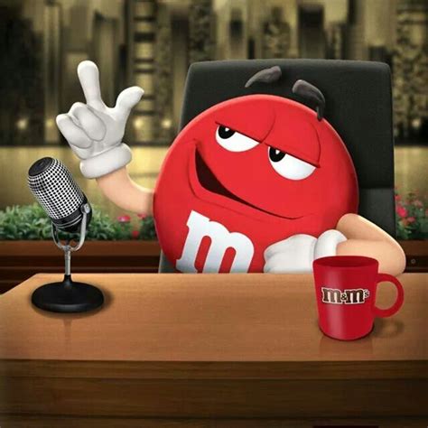 Red's in charge | M&m characters, Childhood characters, M m candy