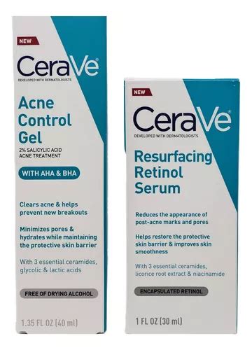 Cerave Paquete De Tratamiento Para El Acné Contiene Suero Envío gratis