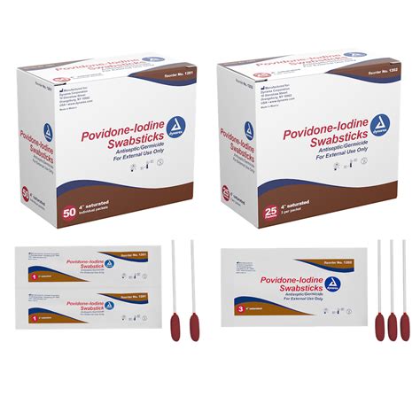 Buy Dynarex Povidone Iodine Swabsticks At Medical Monks