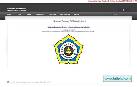 Sistem Informasi Akademik Sekolah Php Mysql Php Id Blog