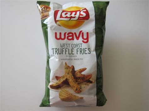 Review Lay S Wavy West Coast Truffle Fries Potato Chips Brand Eating