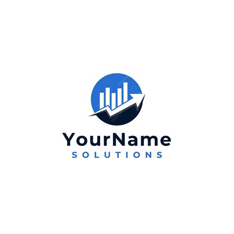 Modelo de logotipo financeiro moderno ilustrado | Vetor Premium