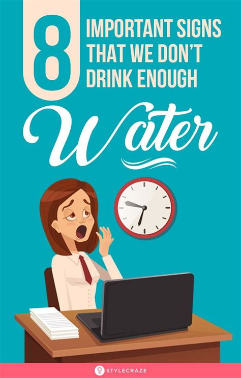 Important Signs That We Dont Drink Enough Water Not Drinking