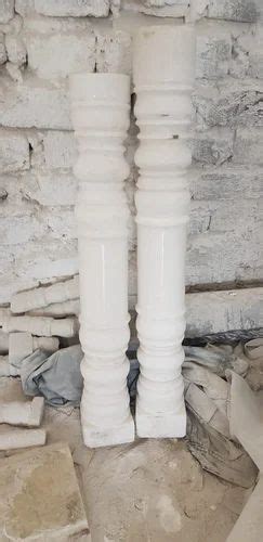 Polished White Marble Pillar At Rs 300 Sq Ft In Makrana ID 2850589835888