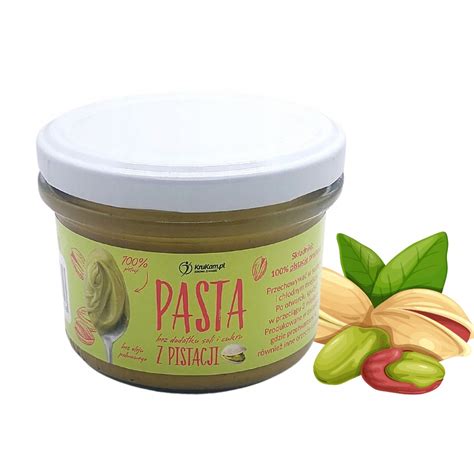 Krukam Pasta Pistacjowa G Mas O Z Pistacji Pistacje Pra One