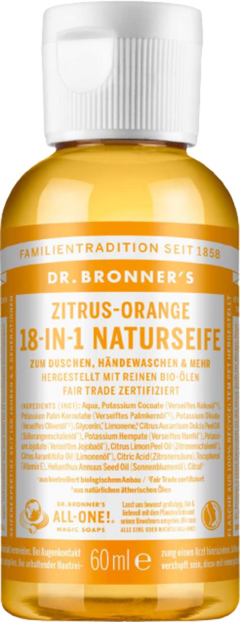 Dr Bronner S 18 EN 1 Savon Liquide Agrumes Orange Boutique En Ligne