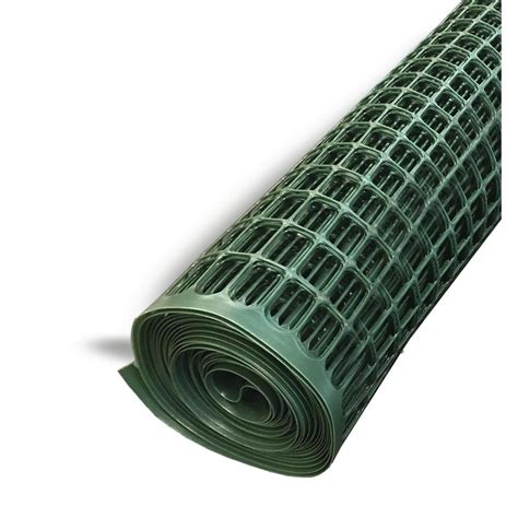 40 In X 25 Ft Green Plastic Garden Fence Garden Likes