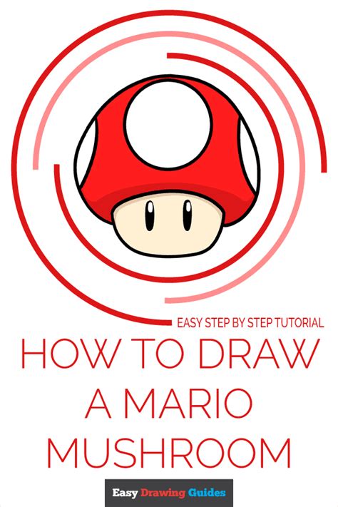 How To Draw A Mario Mushroom Really Easy Drawing Tutorial