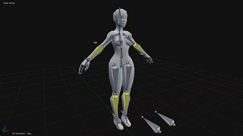 Artstation Low Poly Female Base Mesh Andrew Chacon Female Base Low Poly 3d Models Low Poly