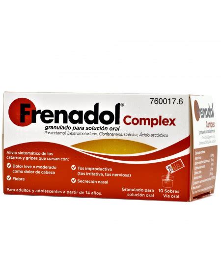 Frenadol Complex Granulado Para Solucion Oral Sobres