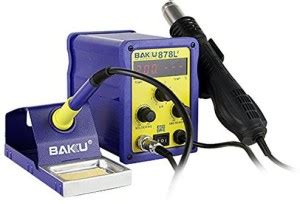 Baku Bk L W V Eu Plug In Rework Soldering Iron And Hot Air