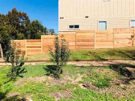 Fence On Slope Ideas For Your Backyard In Backyard Fences