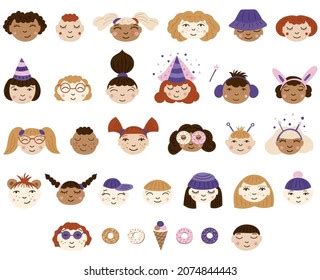 Baby Faces Clipart Vector Illustration Stock Vector (Royalty Free ...