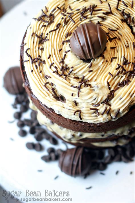 Sugar Bean Bakers Chocolate Chip Cookie Dough Layer Cake