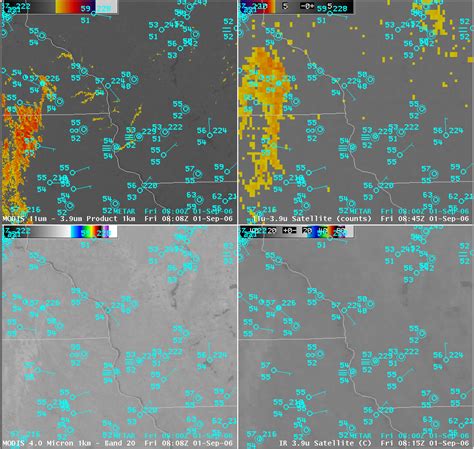 Fog Detection Modis Vs Goes — Cimss Satellite Blog Cimss