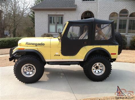 1978 Jeep Cj 5 Renegade Levis Edition Unrestored Original Paint Cj 4x4 Cj5