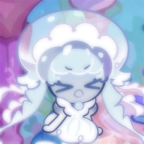 Frilled Jellyfish Cookie Cookie Run Mermaid Cookies Pretty