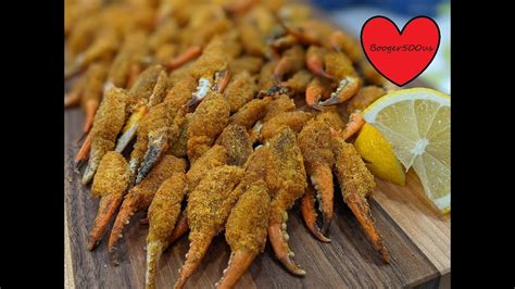 AIR FRYER FRIED BLUE CRAB FINGERS CLAWS SPICY YouTube